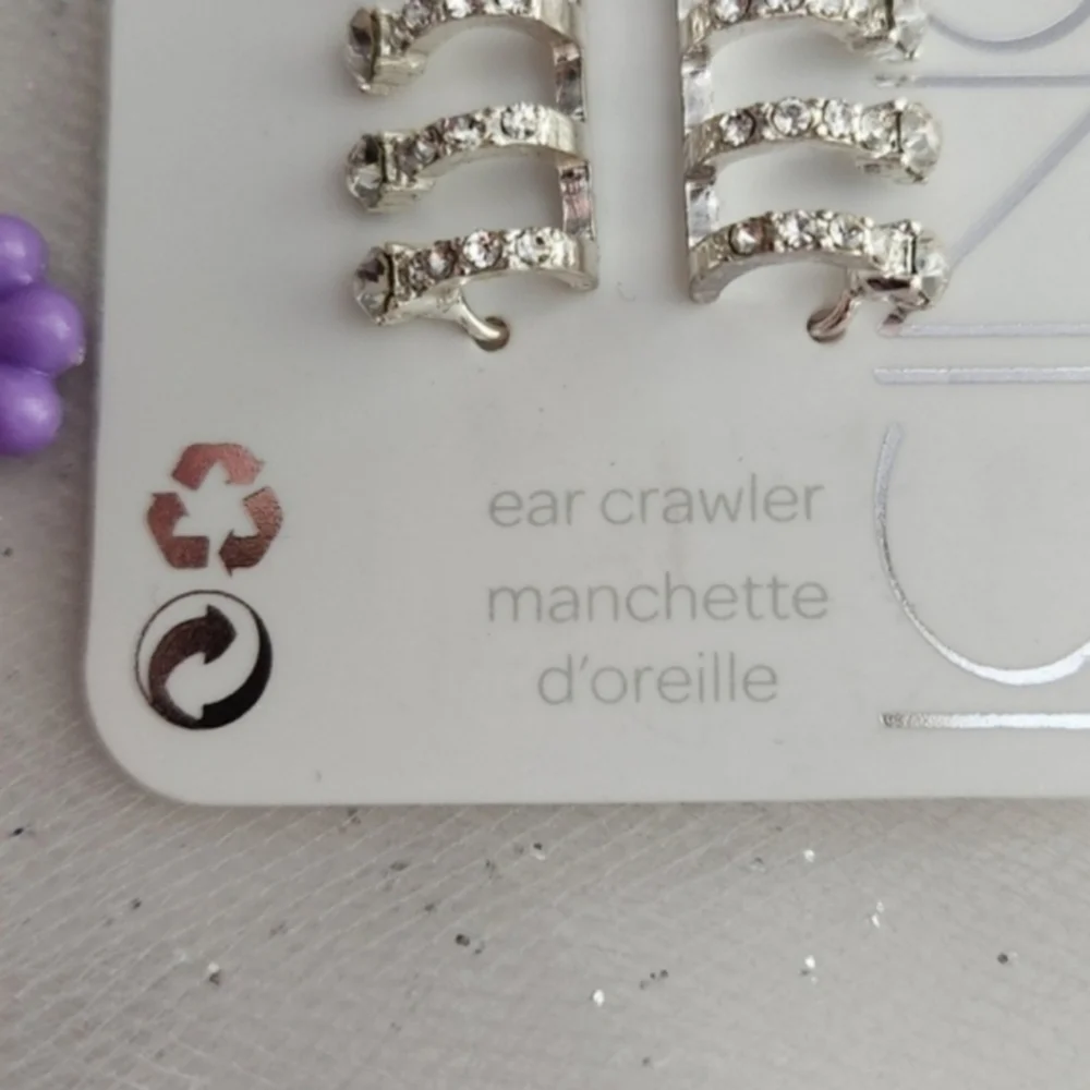 5/$25 ⭐️ HOST PICK ⭐️ NWT The Icing Silver Ear Crawler Earrings